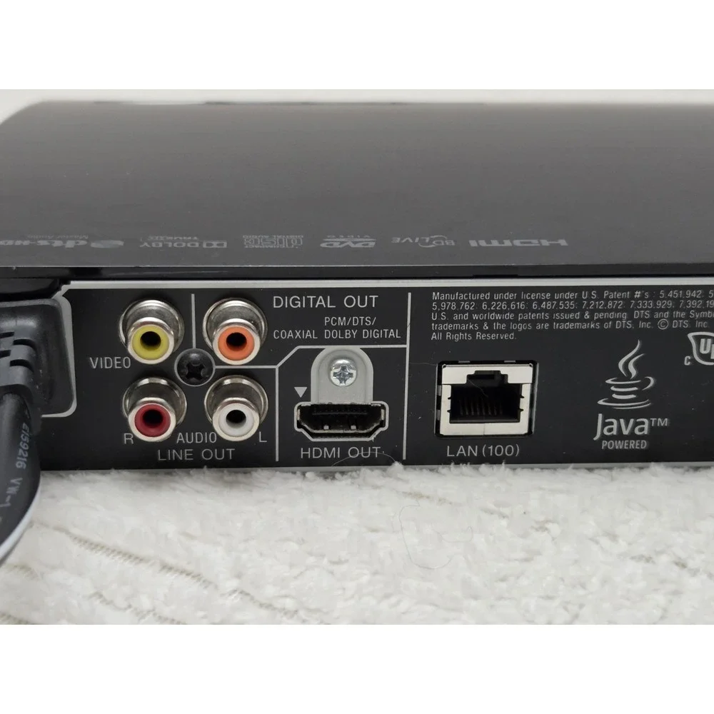 Sony Model BDP-BX18 Blu-ray Disc DVD Player Black No Remote Tested & Works